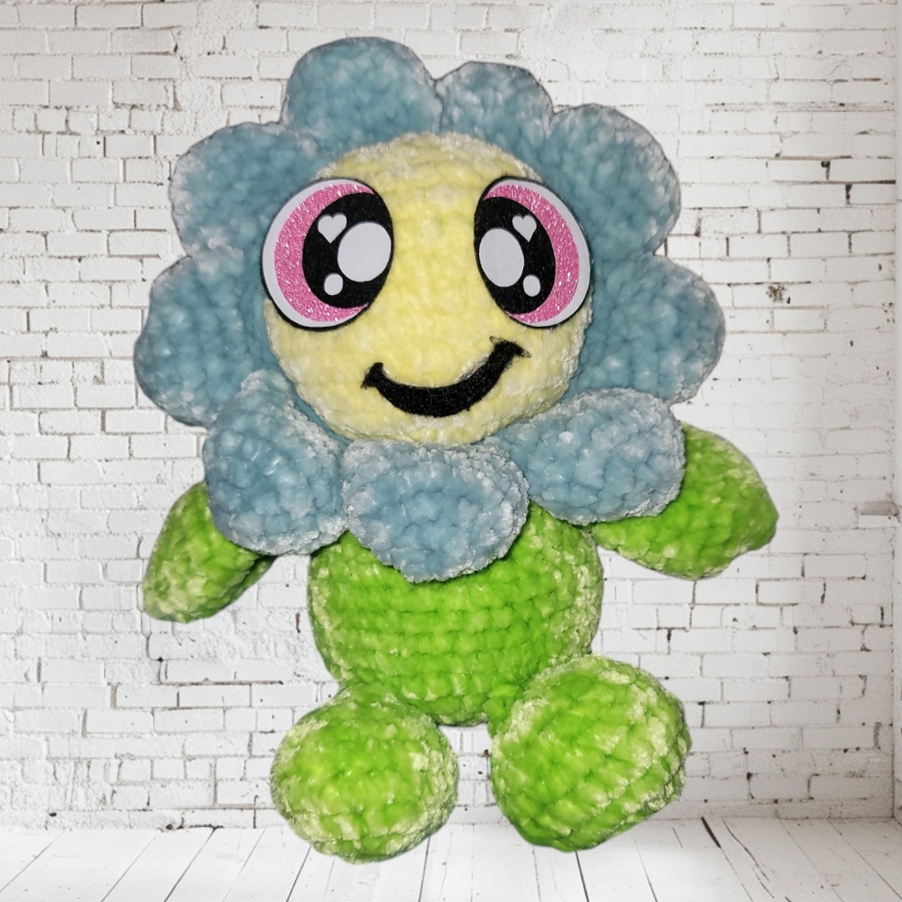 Hand Crocheted Sunflower baby